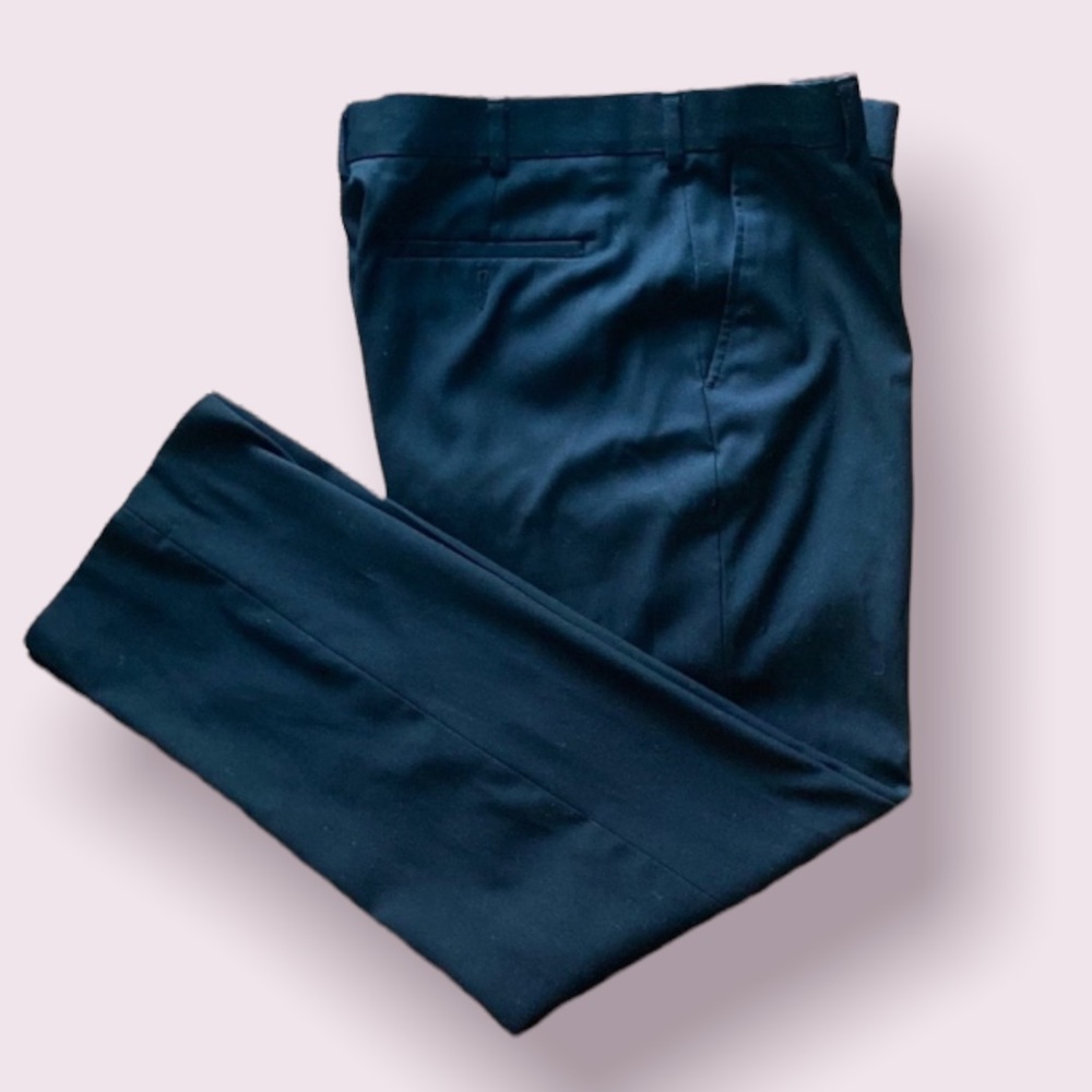 George Black Dress pants men black 36 x 32